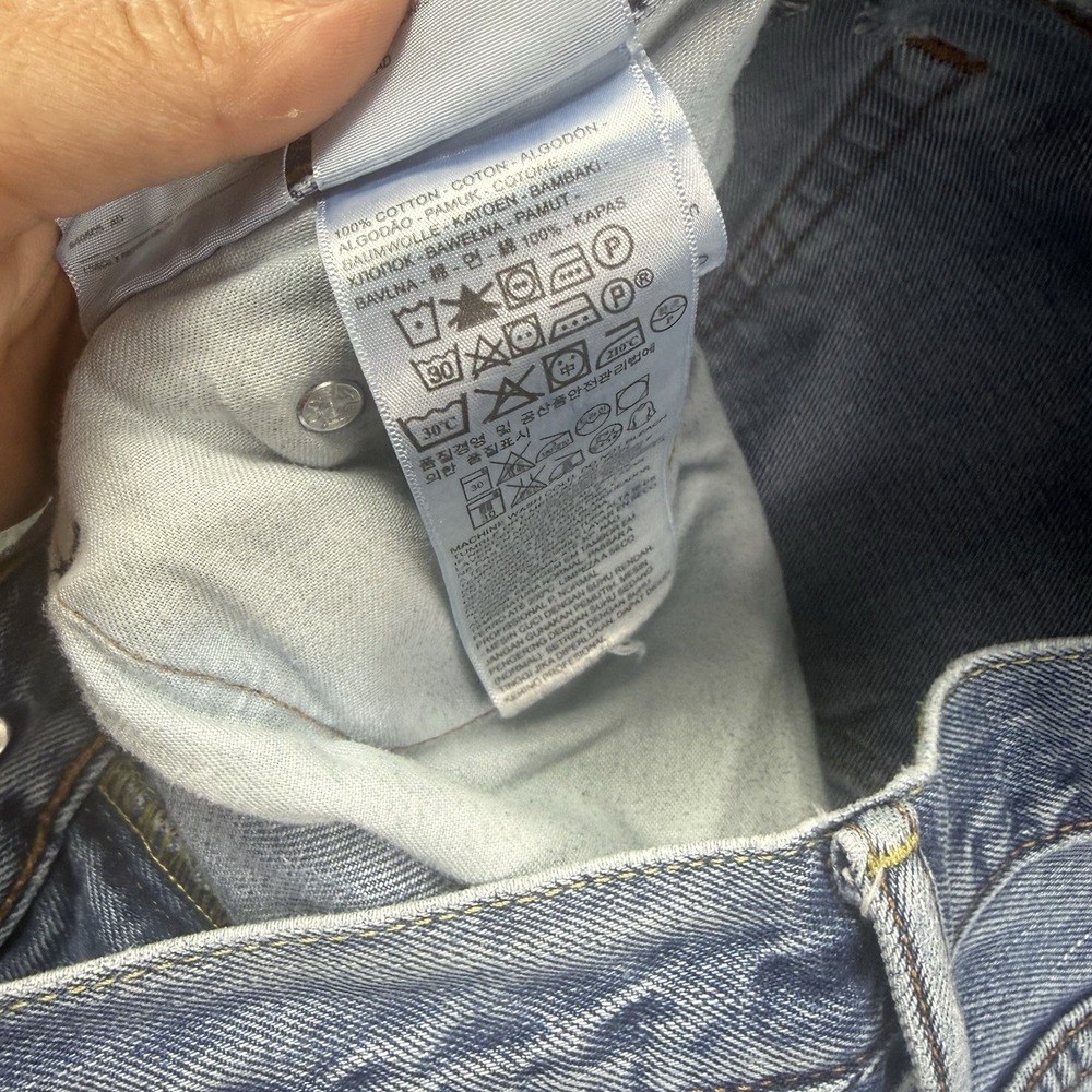 Levis 560 Loose Fit Tapered Leg Jeans Mens 34x34 Medium Blue Denim Five Pocket - Picture 3 of 8